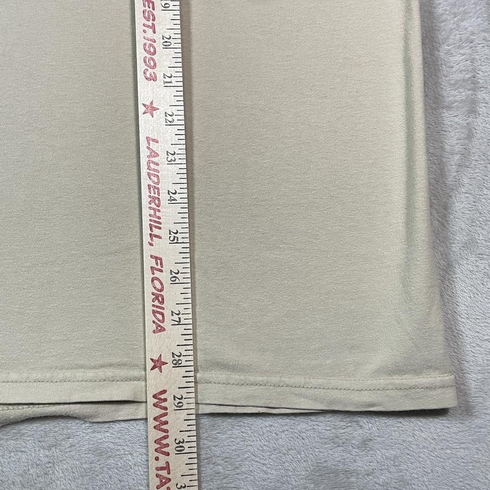 VTG Quicksilver T Shirt Mens XL‎ Surf Skate Graphic Y2k Tan Wings Logo Grunge - Picture 9 of 9